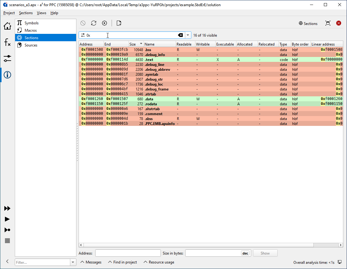 StackAnalyzer screenshot